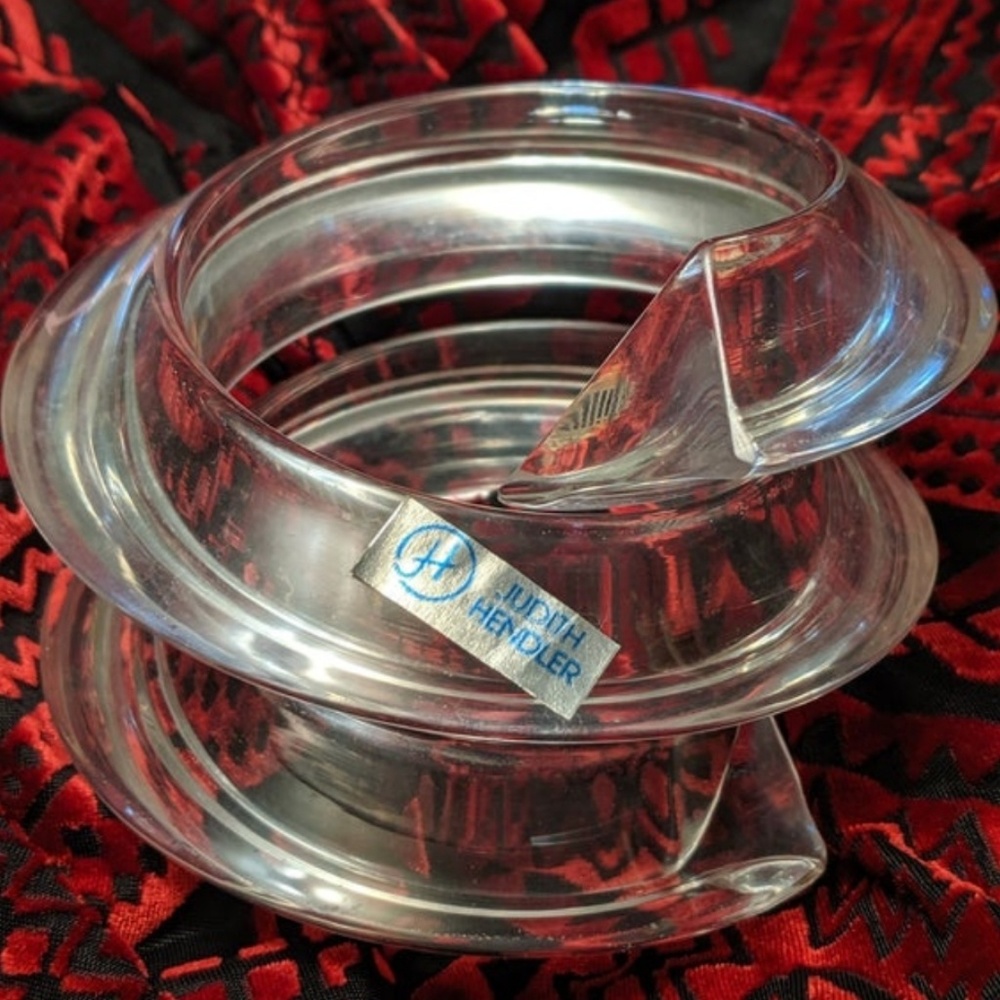 Ultra Rare Vintage Judith Hendler Lucite Bracelet